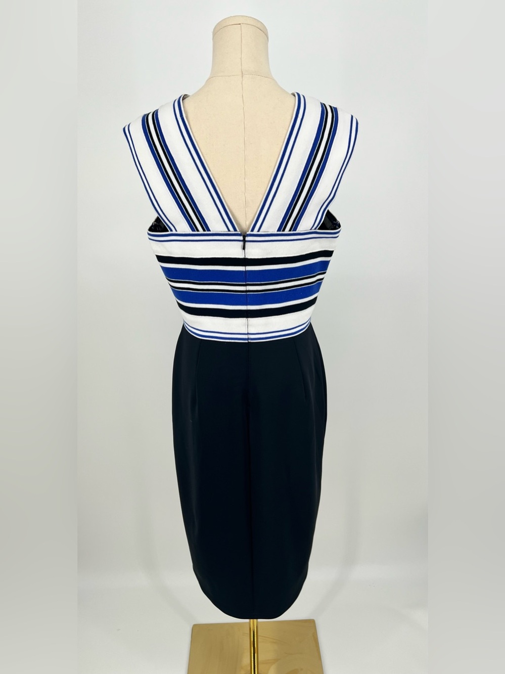 Tadashi Shoji Dara Striped Halter
Neoprene Dress | L - Picture 5 of 11